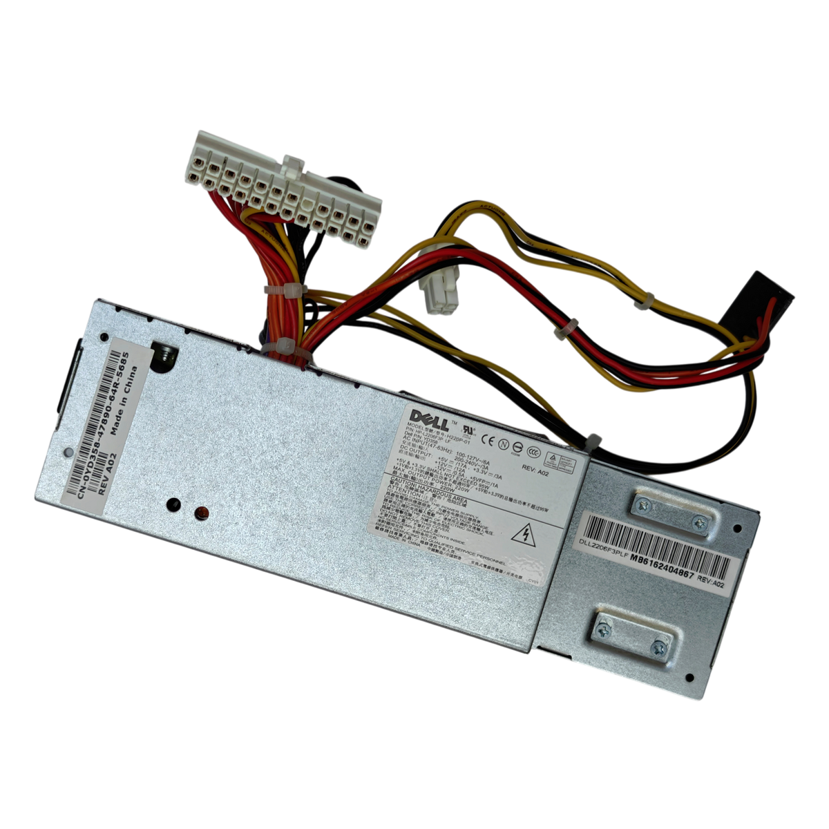 Dell 220W PSU H220P-01 0YD358 OptiPlex GX520 GX620 SFF Power Supply