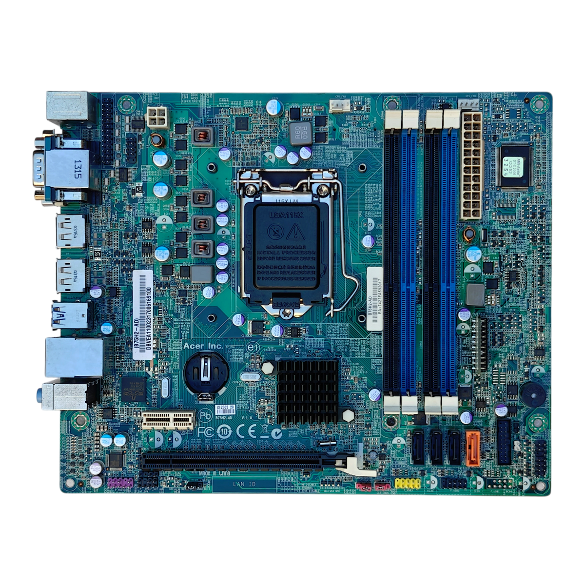 Acer Veriton X4620 X4620G Motherboard B75H2-AD DB.VEA11.002 LGA1155 DDR3