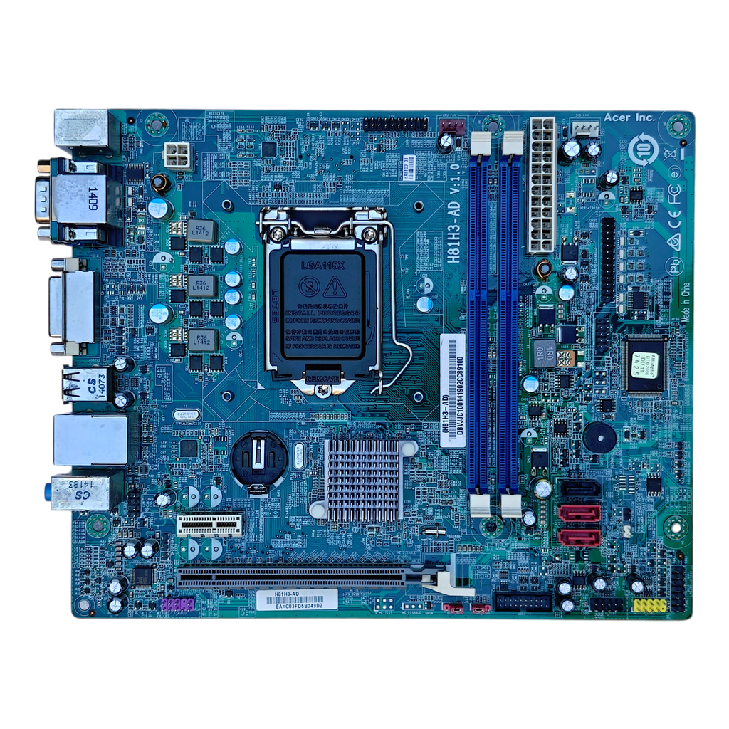 Acer Veriton X2630G Motherboard H81H3-AD DB.VJJC1.001 LGA1150 DDR3
