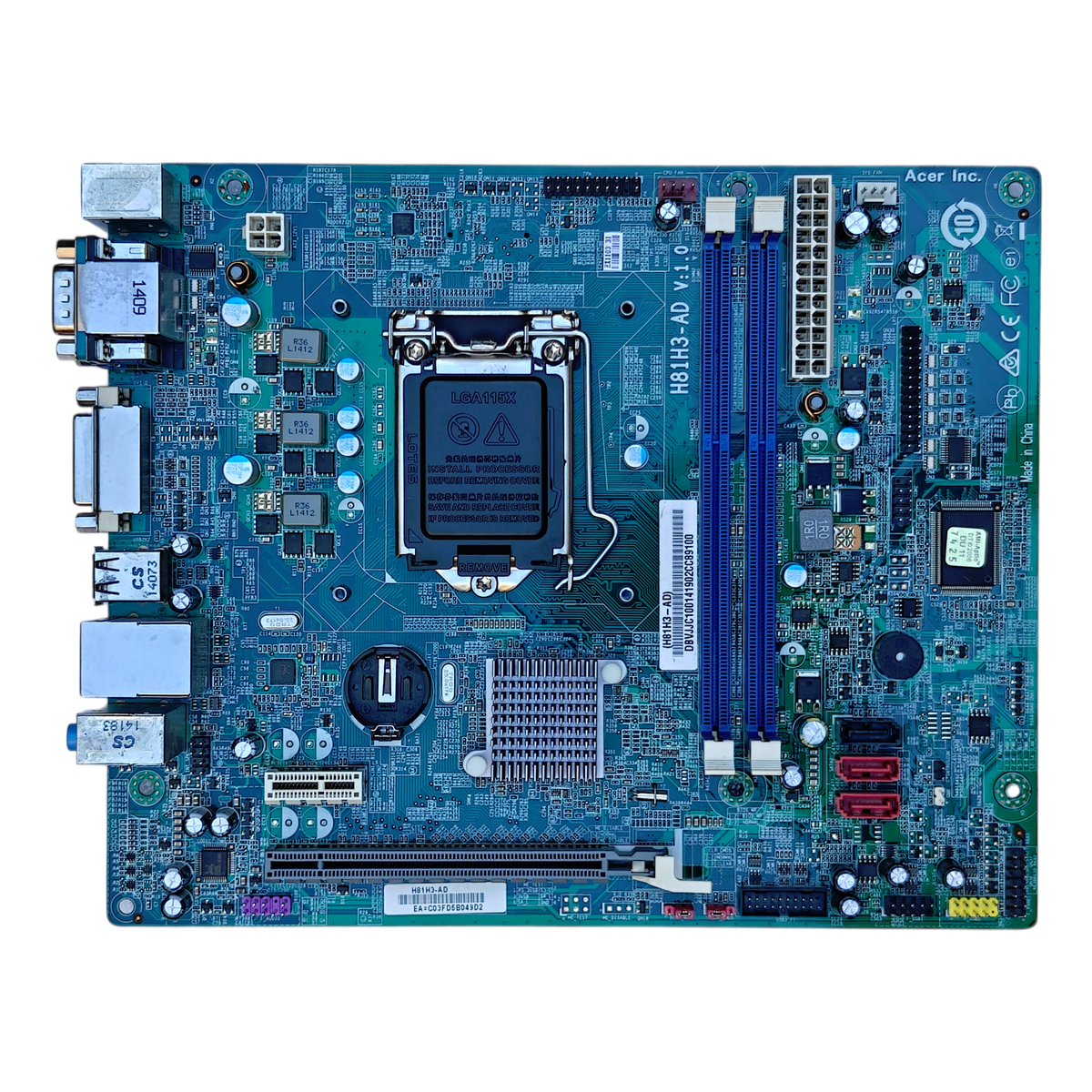 Acer Veriton X2630G Motherboard H81H3-AD DB.VJJC1.001 LGA1150 DDR3