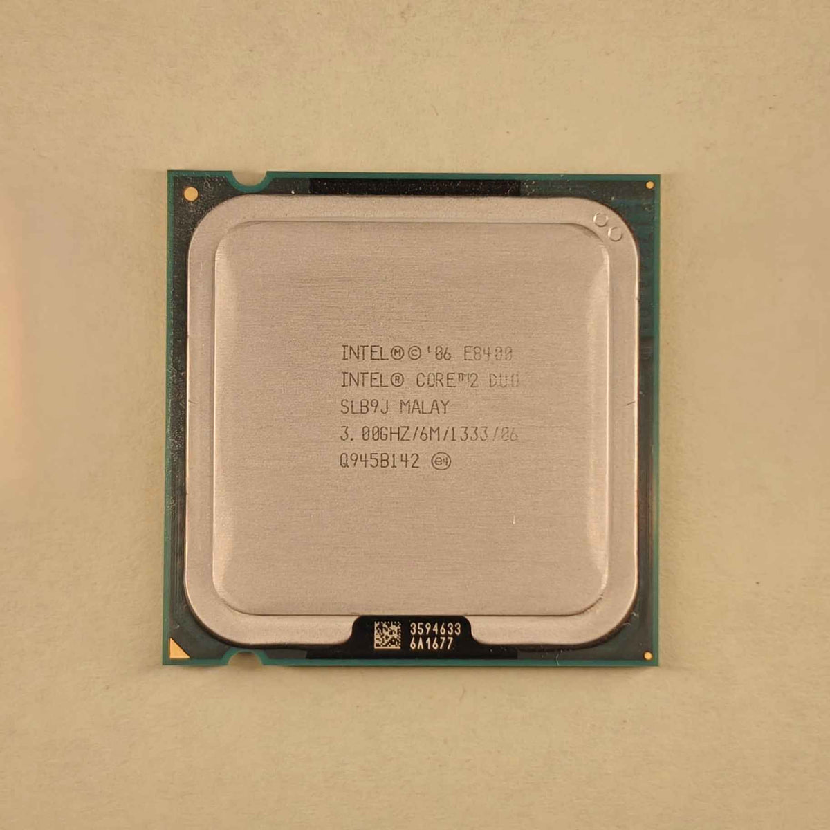 Intel Core 2 Duo E8400 SLB9J Dual Core 3.00GHz LGA775 CPU Processor Tested