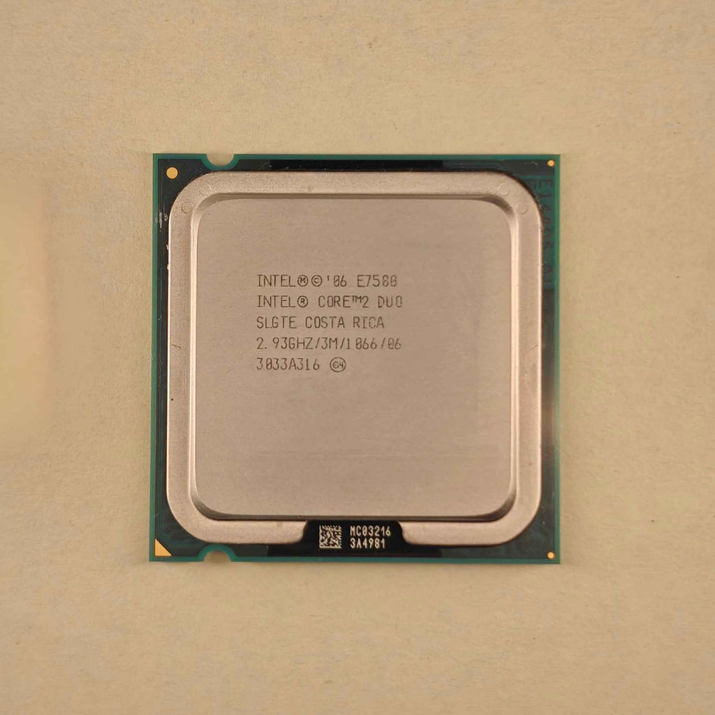 Intel Core 2 Duo E7500 SLGTE Dual Core 2.93GHz LGA775 CPU Processor Tested
