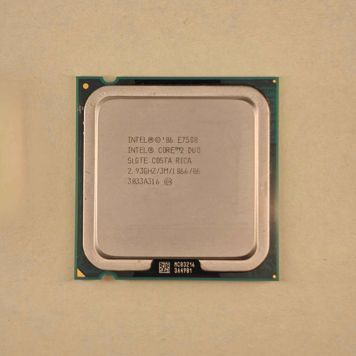 Intel Core 2 Duo E7500 SLGTE Dual Core 2.93GHz LGA775 CPU Processor Tested
