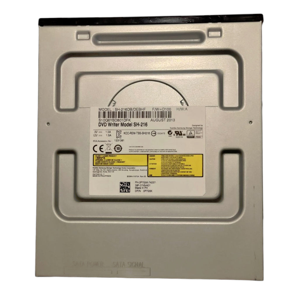 TSST SH-216 SATA DVD Rewriter Optical Drive Dell 0P7G5K 5.25" Super Writemaster