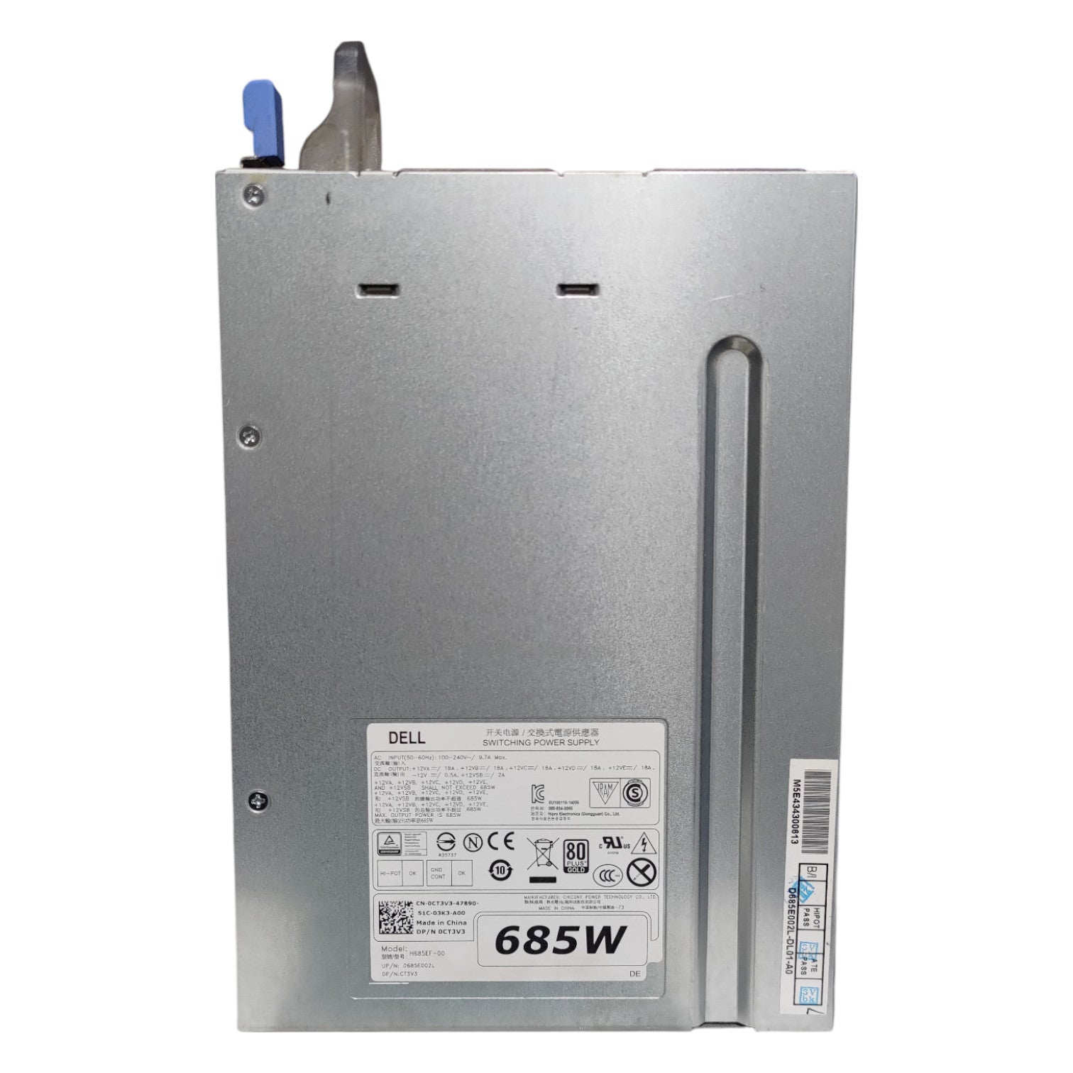 Dell Precision T5810 685W Power Supply T7810 T7910 0CT3V3 H685EF-00