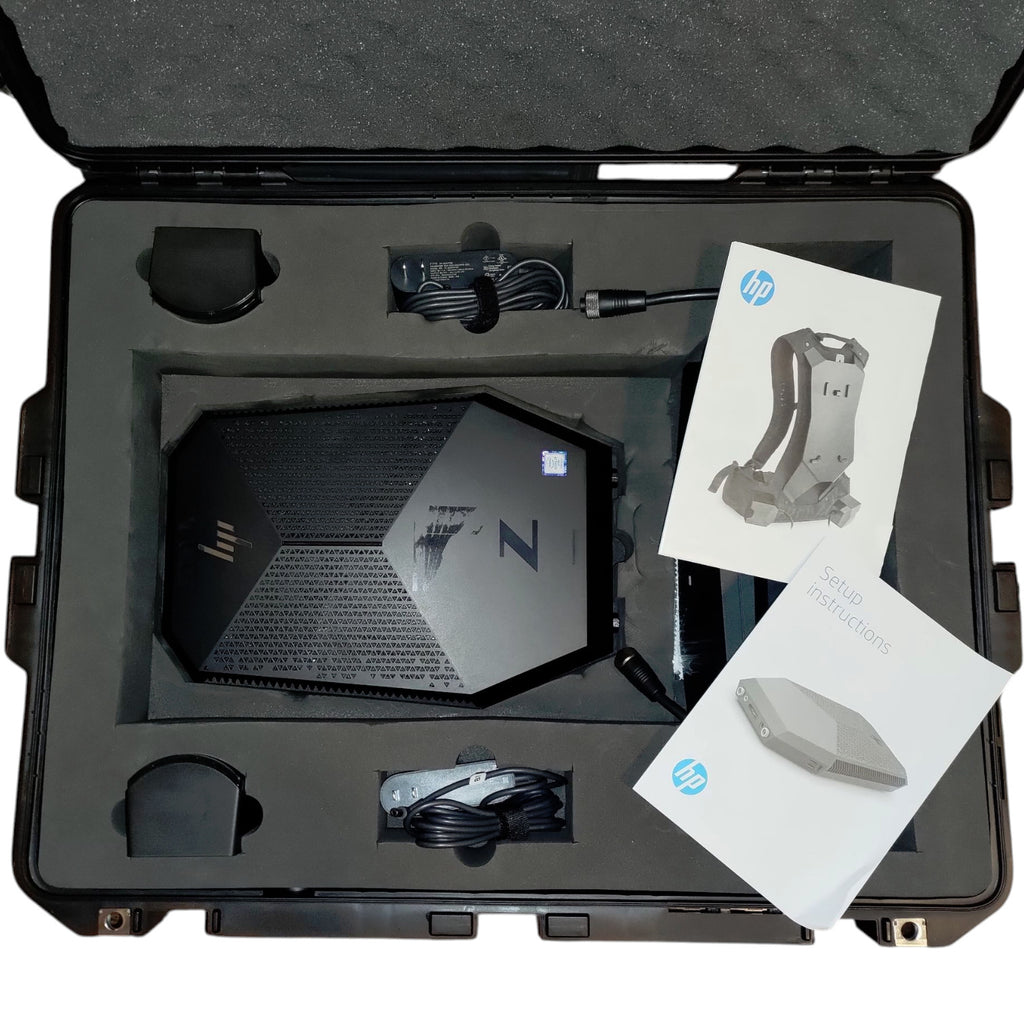 HP Z VR Backpack G1 i7-7820HQ Quadro P5200 HTC Vive Pro Dock 6 Batts Case