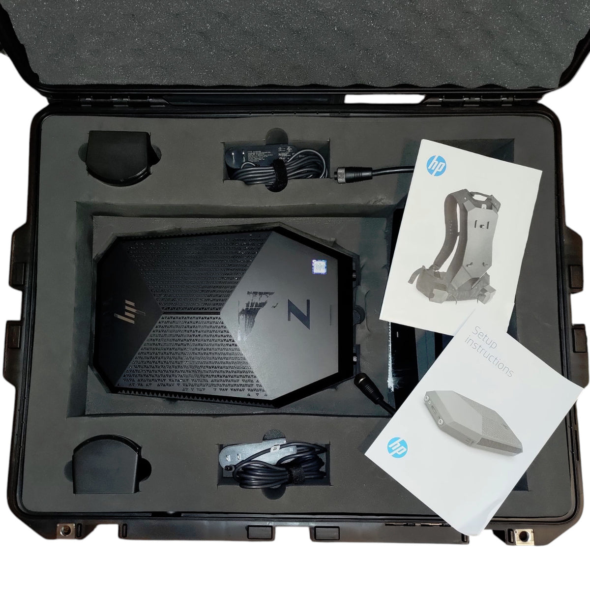 HP Z VR Backpack G1 i7-7820HQ Quadro P5200 HTC Vive Pro Dock 6 Batts Case